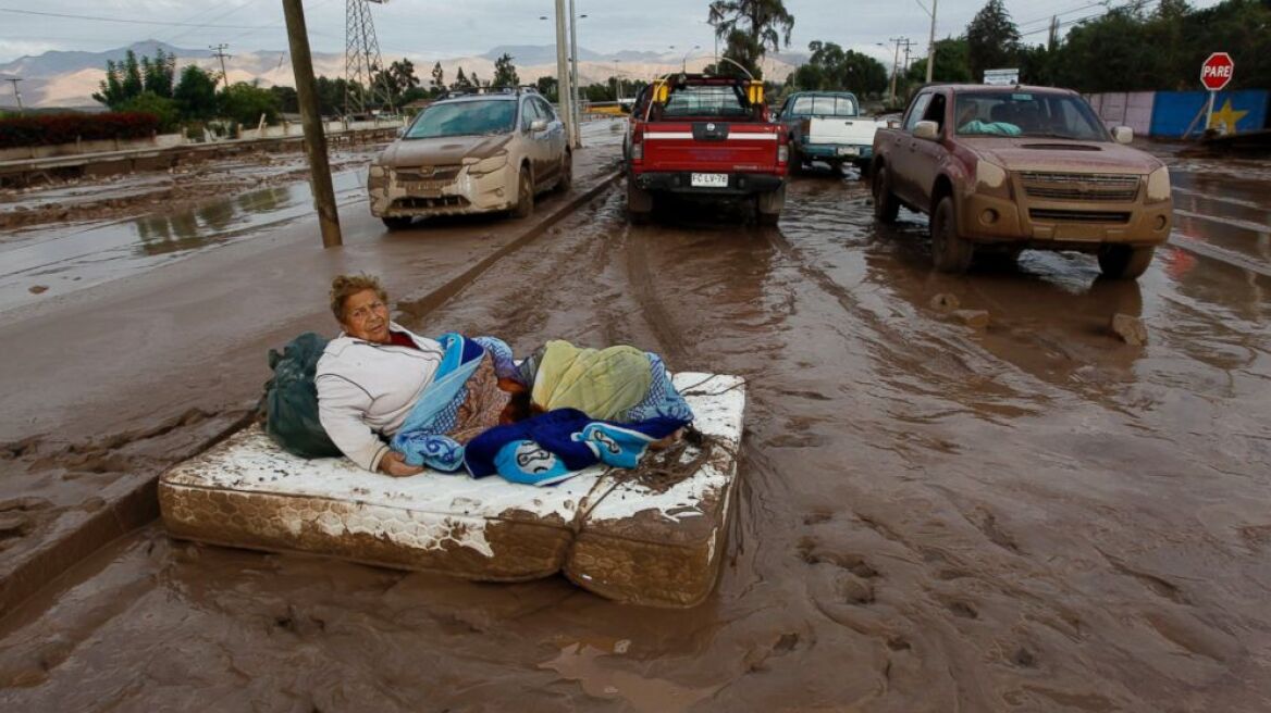 Χιλή: Δέκα νεκροί, 19 αγνοούμενοι και χιλιάδες εκτοπισμένοι από τις πλημμύρες